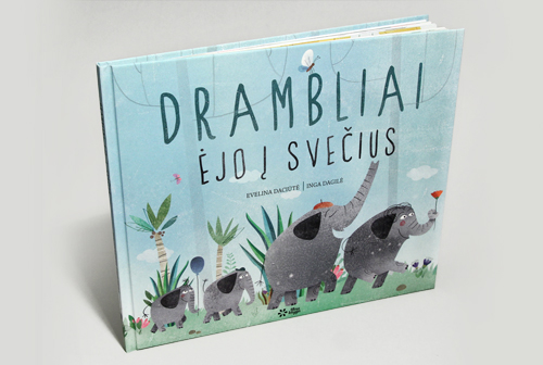 Illustrations for book „The elephants went visiting“